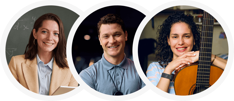 3 καθηγητές